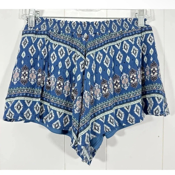 Altar’d State Size M Pull On Blue Boho Shorts Lined booty shorts - Picture 3 of 5